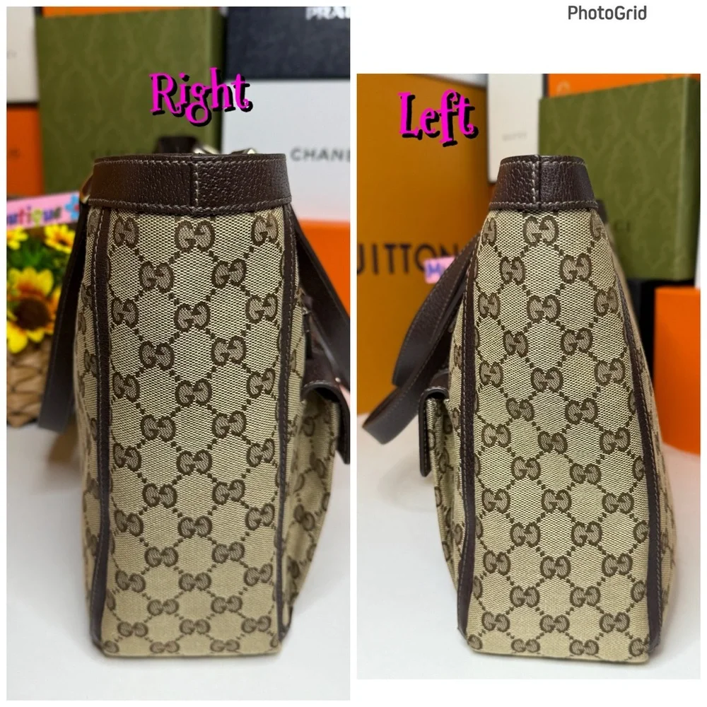 ๐ฅSOLD GUCCI EUC with COA GG Canvas Abby Tote Bag - Picture 10 of 17